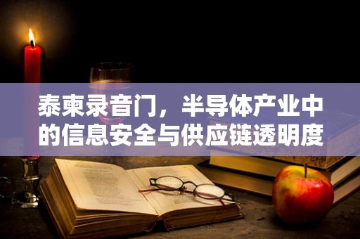 泰柬录音门，半导体产业中的信息安全与供应链透明度之惑？