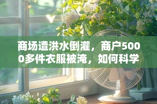 商场遭洪水倒灌，商户5000多件衣服被淹，如何科学处理与预防？