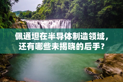 佩通坦在半导体制造领域，还有哪些未揭晓的后手？