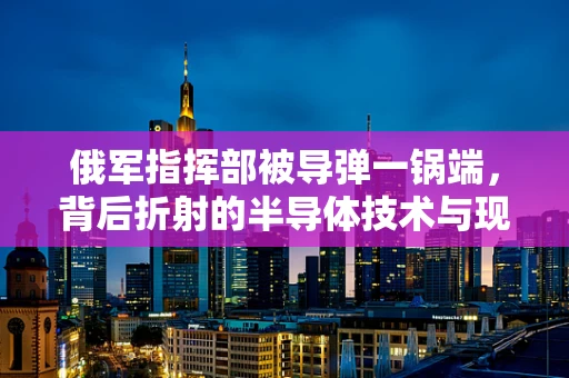 俄军指挥部被导弹一锅端，背后折射的半导体技术与现代战争的深度融合