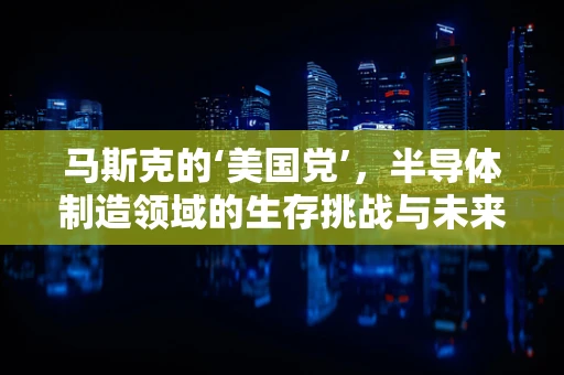 马斯克的‘美国党’，半导体制造领域的生存挑战与未来展望
