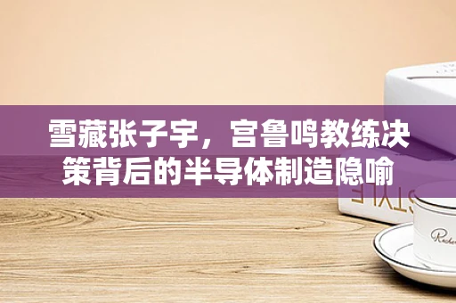 雪藏张子宇，宫鲁鸣教练决策背后的半导体制造隐喻