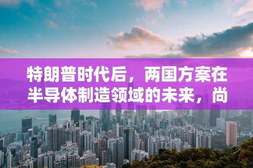 特朗普时代后，两国方案在半导体制造领域的未来，尚存可能吗？