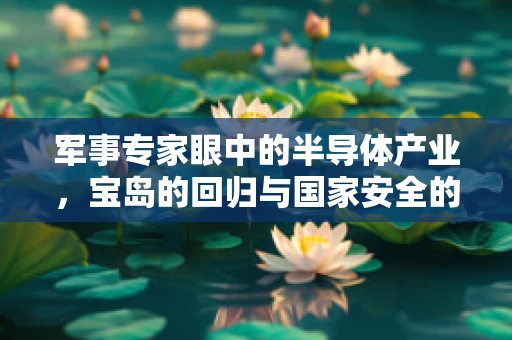 军事专家眼中的半导体产业，宝岛的回归与国家安全的芯片纽带