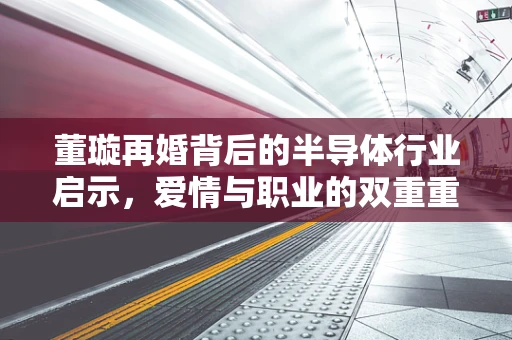 董璇再婚背后的半导体行业启示，爱情与职业的双重重生