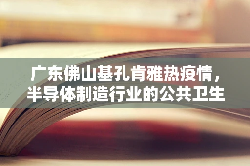 广东佛山基孔肯雅热疫情，半导体制造行业的公共卫生挑战与应对策略