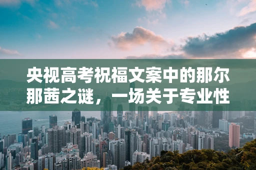 央视高考祝福文案中的那尔那茜之谜，一场关于专业性与文化敏感性的探讨