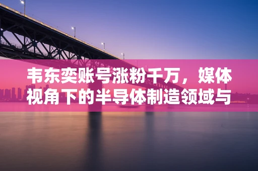韦东奕账号涨粉千万，媒体视角下的半导体制造领域与公众认知的桥梁？