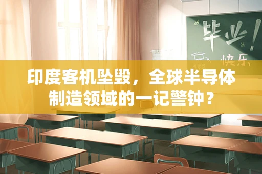 印度客机坠毁，全球半导体制造领域的一记警钟？