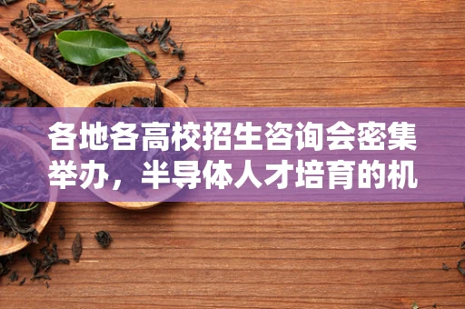各地各高校招生咨询会密集举办，半导体人才培育的机遇与挑战
