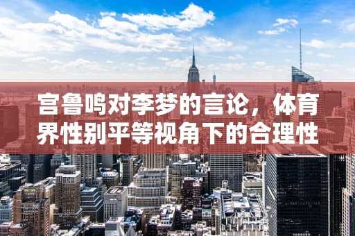 宫鲁鸣对李梦的言论，体育界性别平等视角下的合理性与影响