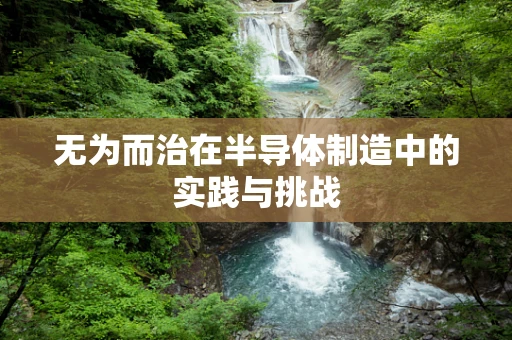 无为而治在半导体制造中的实践与挑战