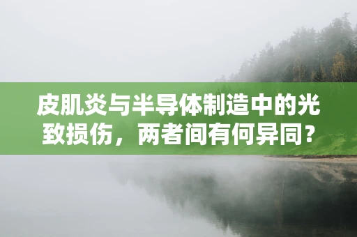 皮肌炎与半导体制造中的光致损伤，两者间有何异同？