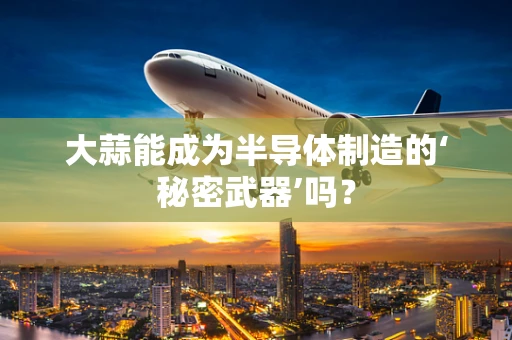 大蒜能成为半导体制造的‘秘密武器’吗？