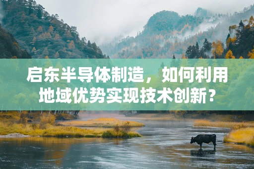 启东半导体制造，如何利用地域优势实现技术创新？
