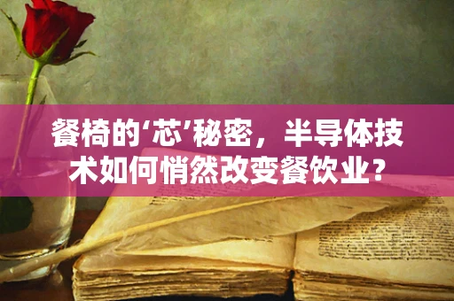 餐椅的‘芯’秘密，半导体技术如何悄然改变餐饮业？