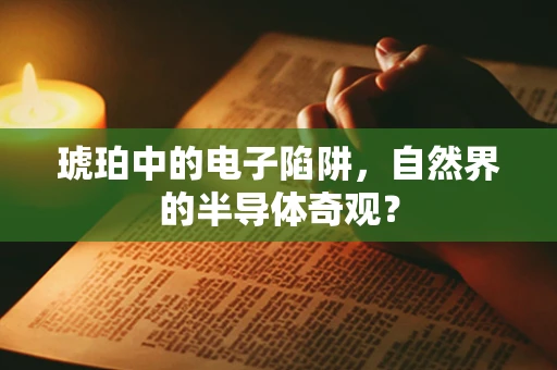琥珀中的电子陷阱，自然界的半导体奇观？