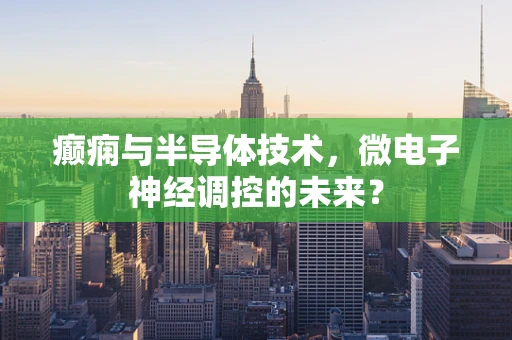 癫痫与半导体技术，微电子神经调控的未来？