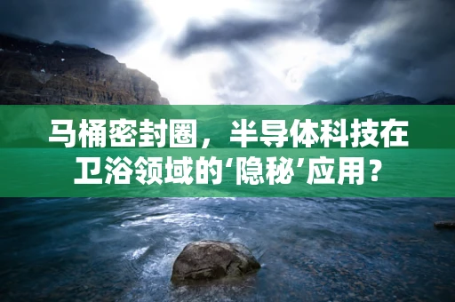 马桶密封圈，半导体科技在卫浴领域的‘隐秘’应用？