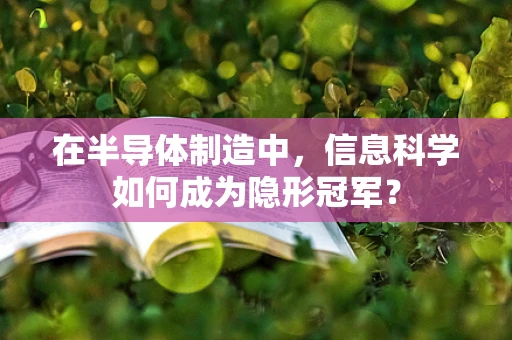在半导体制造中，信息科学如何成为隐形冠军？