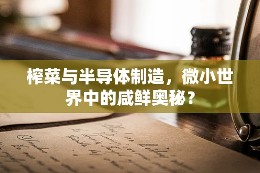 榨菜与半导体制造，微小世界中的咸鲜奥秘？