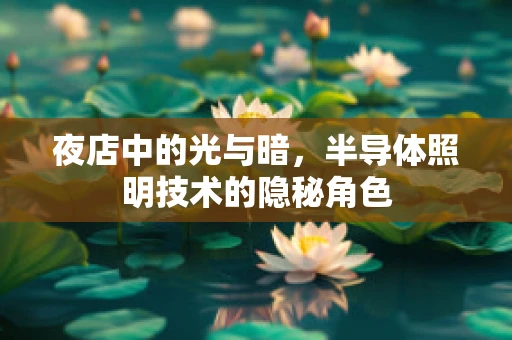 夜店中的光与暗，半导体照明技术的隐秘角色