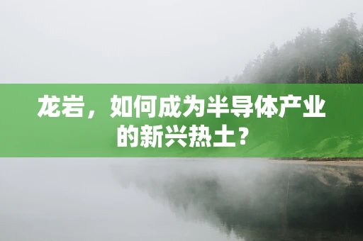 龙岩，如何成为半导体产业的新兴热土？