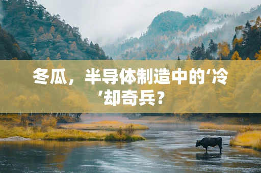 冬瓜，半导体制造中的‘冷’却奇兵？