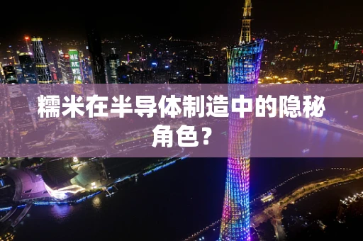糯米在半导体制造中的隐秘角色？