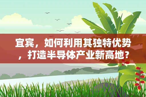 宜宾，如何利用其独特优势，打造半导体产业新高地？