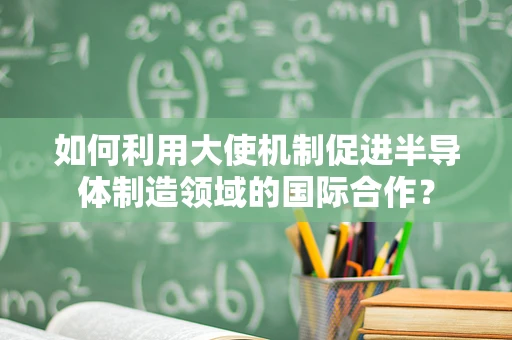 如何利用大使机制促进半导体制造领域的国际合作？