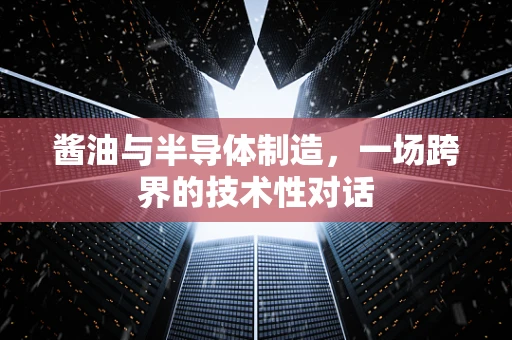 酱油与半导体制造，一场跨界的技术性对话