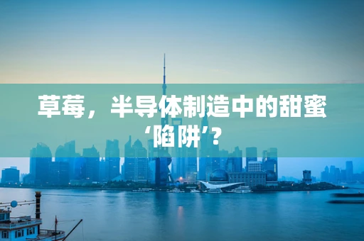 草莓，半导体制造中的甜蜜‘陷阱’？