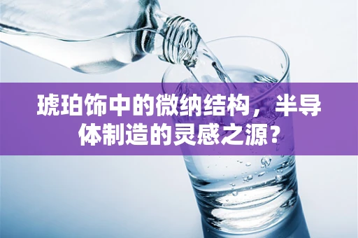琥珀饰中的微纳结构，半导体制造的灵感之源？
