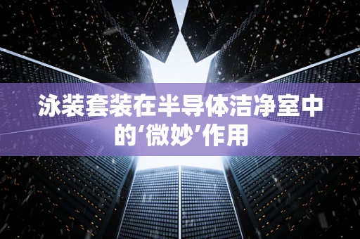 泳装套装在半导体洁净室中的‘微妙’作用