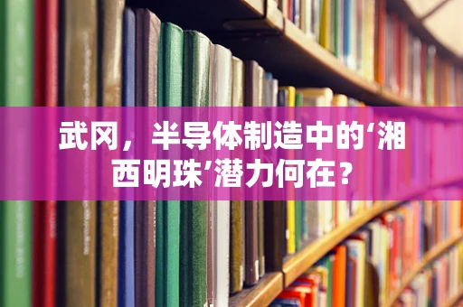 武冈，半导体制造中的‘湘西明珠’潜力何在？