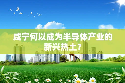咸宁何以成为半导体产业的新兴热土？