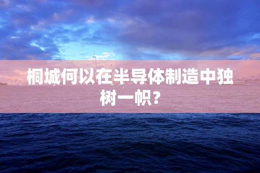 桐城何以在半导体制造中独树一帜？