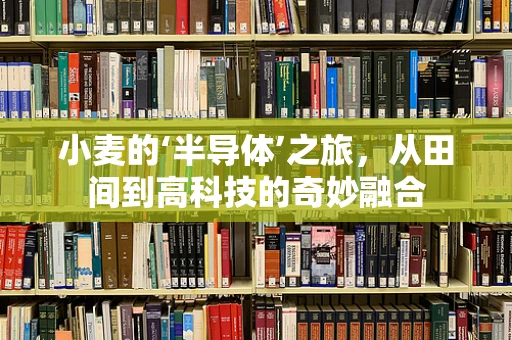 小麦的‘半导体’之旅，从田间到高科技的奇妙融合