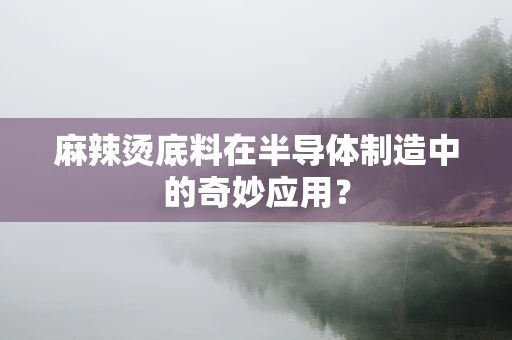 麻辣烫底料在半导体制造中的奇妙应用？