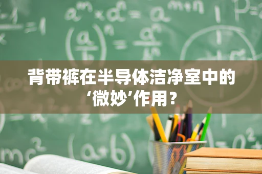 背带裤在半导体洁净室中的‘微妙’作用？