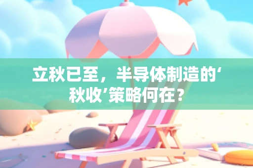 立秋已至，半导体制造的‘秋收’策略何在？
