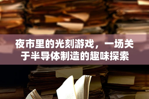 夜市里的光刻游戏，一场关于半导体制造的趣味探索