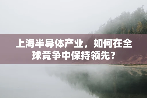 上海半导体产业，如何在全球竞争中保持领先？