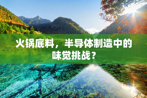 火锅底料，半导体制造中的味觉挑战？