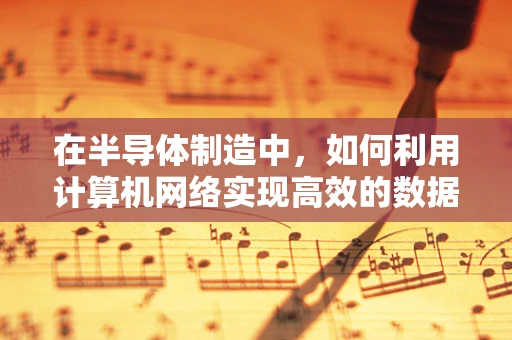 在半导体制造中，如何利用计算机网络实现高效的数据传输与资源共享？