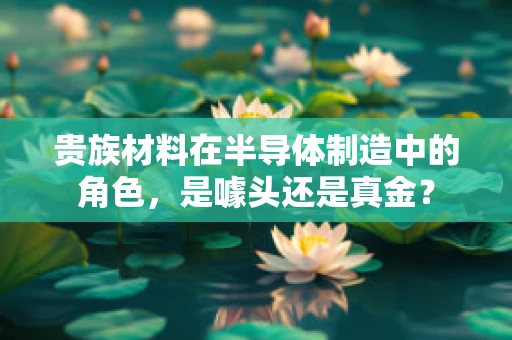 贵族材料在半导体制造中的角色，是噱头还是真金？