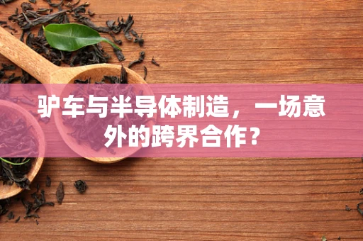 驴车与半导体制造，一场意外的跨界合作？