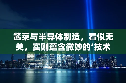 酱菜与半导体制造，看似无关，实则蕴含微妙的‘技术’联系？