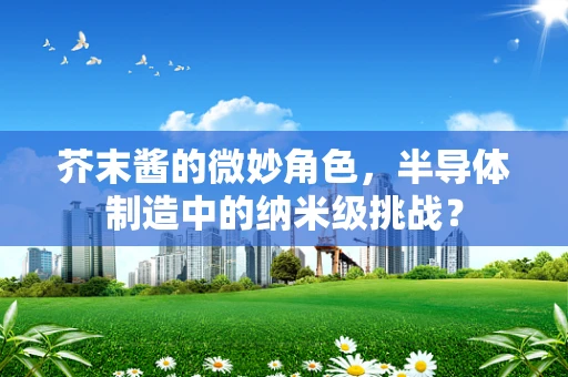 芥末酱的微妙角色，半导体制造中的纳米级挑战？